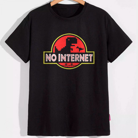 Футболка No internet
