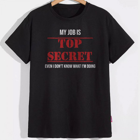 Футболка My job is my top secret