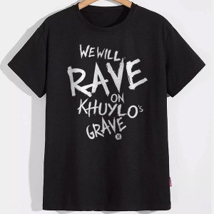 Мужская футболка We will rave on Khuylo grave