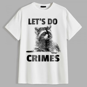 Мужская футболка Енот Let`s do crimes