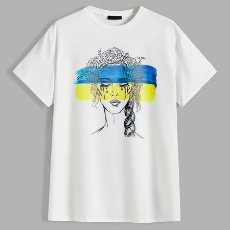 Мужская футболка Девушка-Украина