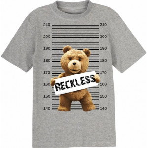 Мужская футболка Медведь Тед Reckless Мужская футболка Медведь Тед Reckless