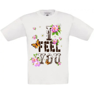 Футболка I Feel you с принтом Футболка I Feel you с принтом