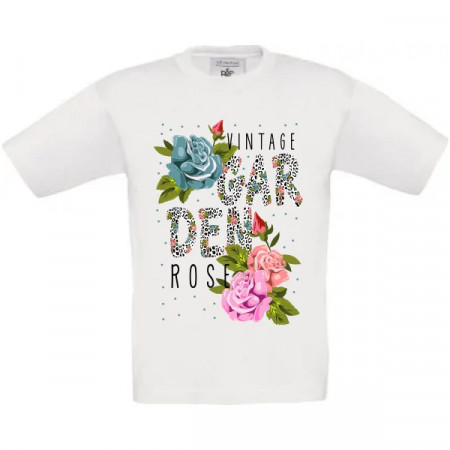 Футболка Garden rose vintage с принтом
