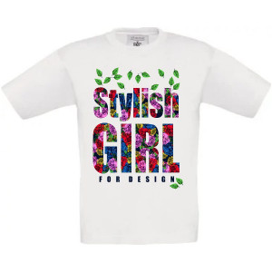 Жіноча футболка Stylish girl for design