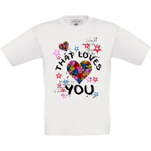 Футболка That loves you з принтом