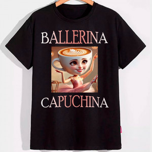 Футболка Ballerina Capuchina с принтом