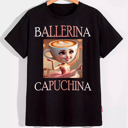 Футболка Ballerina Capuchina з принтом
