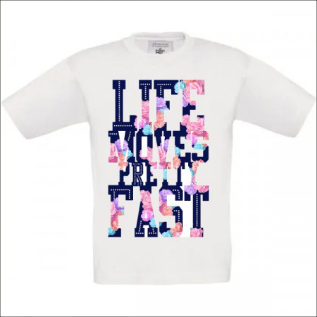 Футболка Life Moves Pretty Fast с принтом