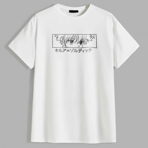 Мужская футболка Anime "Hunter X Hunter", Killua Zoldyck Киллуа Золдик Мужская футболка Anime "Hunter X Hunter", Killua Zoldyck Киллуа Золдик