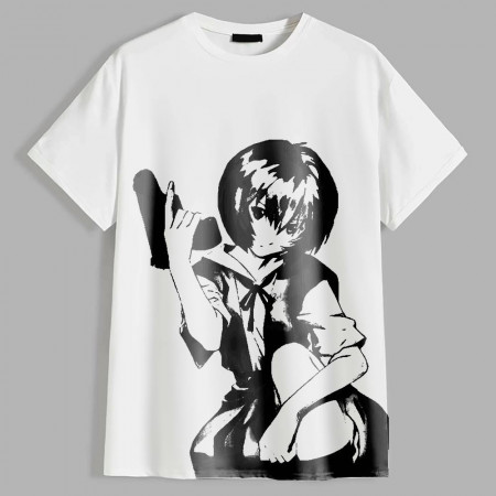 Мужская футболка Anime "Evangelion", Ayanami Rei, Аянами Рей 