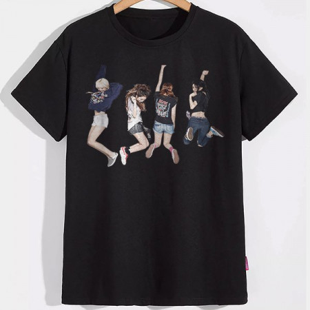 Футболка Blackpink girls бавовняна