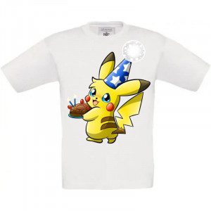 Мужская футболка Pikachu Birthday
