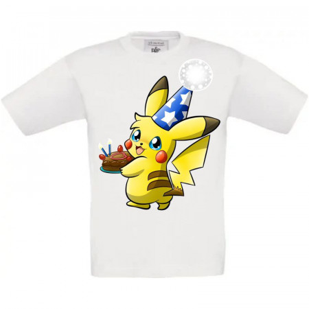 Мужская футболка Pikachu Birthday