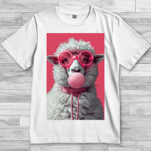 Футболка Bubblegum Lama бавовняна