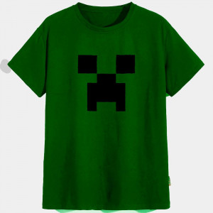 Футболка Minecraft Creeper из хлопка Футболка Minecraft Creeper из хлопка