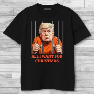 Футболка All I want for Christmas Donald John Trump