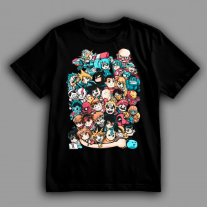 Футболка Команда персонажей