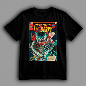 Футболка Воно обкладинка книги Стівена Кінга