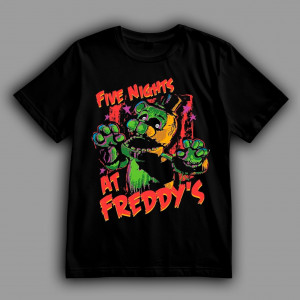 Футболка ФНАФ (FNaF) ретро Фредді