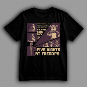 Футболка ФНАФ (FNaF) стаття новин із піцерії Фредді