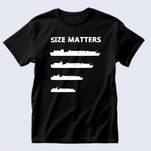 Футболка для моряків Розмір має значення