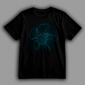 Футболка Неоновый винт