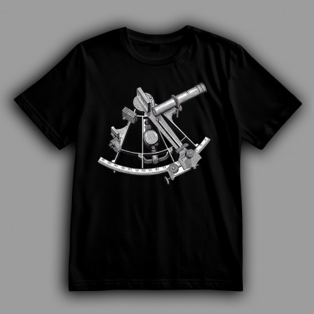 Футболка Секстант рисунок карандашом
