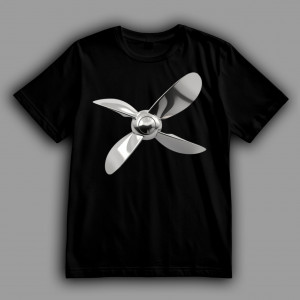 Футболка Четырёхлопастный винт