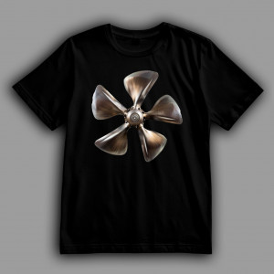  Футболка Пятилопастный винт