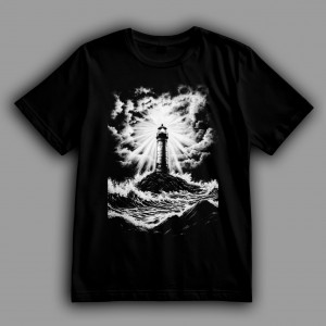 Футболка Маяк - звезда среди шторма