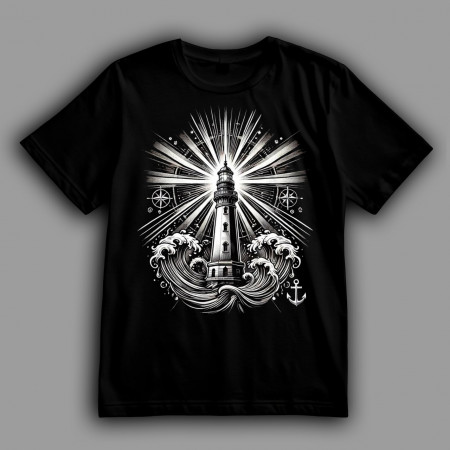 Футболка Свет маяка укажет путь в шторм