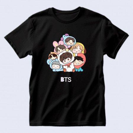 Футболка BTS чиби малыши 