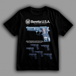 Футболка Італійський пістолет Берета (Beretta)