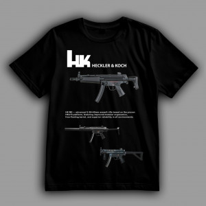 Футболка Німецький пістолет-кулемет HK М5 (Heckler & Koch)