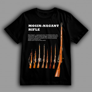 Футболка Радянська гвинтівка Мосіна (Mosin-Nagant Rifle)