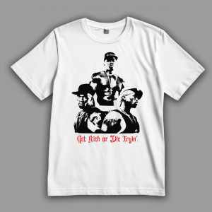 Футболка 50 Cent создатель саундтрека к фильму Get Rich Or Die Tryin'