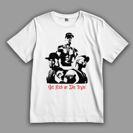 Футболка 50 Cent создатель саундтрека к фильму Get Rich Or Die Tryin'