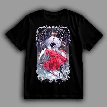 Футболка Hollow Knight Silksong Хорнет алый обет