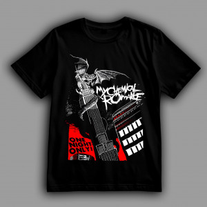 Футболка My Chemical Romance дракон з'явився з концертом One Night Only