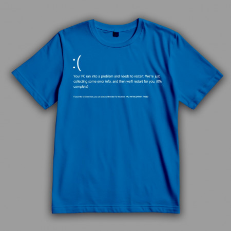 Футболка Синий экран смерти