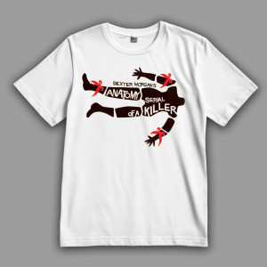 Футболка Dexter Анатомия серийного убийцы Декстера Моргана