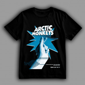 Футболка Arctic Monkeys, принт посвящен песне "Snap Out Of It"
