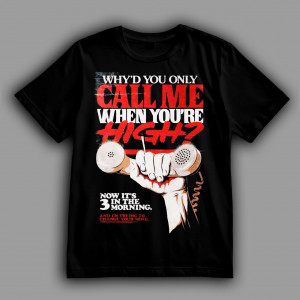 Футболка Arctic Monkeys "Why'd You Only Call Me When You're High?"