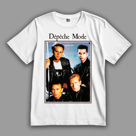 Футболка Depeche Mode группа в молодости