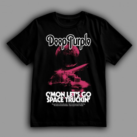 Футболка Deep Purple  легендарный хит "Space Truckin'"