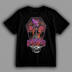 Футболка Black Sabbath и гроб Дракулы