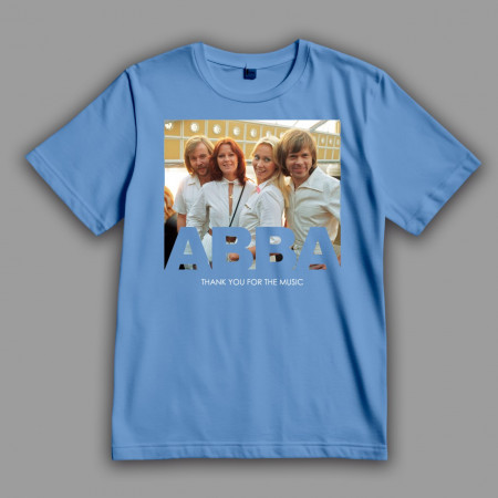 Футболка Спасибо вам за музыку, ABBA