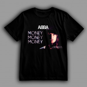 Футболка ABBA Анни-Фрид Лингстад "Money, Money, Money"