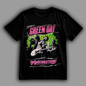 Футболка Green Day концертный тур "99 Revolutions Tour"
